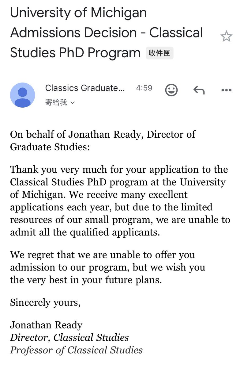不合格通知書、自分でアカウントを開いて確認するのじゃなくて直接に届いたのが偉い👍