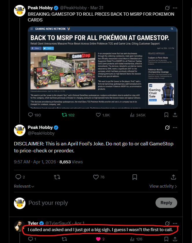 Peak Hobby tweet media