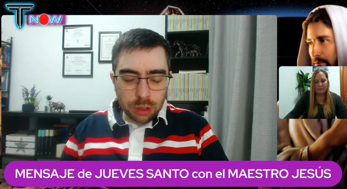 Tetra_El's tweet photo. 彡(╹◡╹) #CANALIZACION #EnDirecto‼️
#SemanaSantaTetraEl #TetraElNow #EnVivo

ESPECIAL JUEVES SANTO
MENSAJE del MAESTRO #JESUS
👉https://t.co/bK2WUYfKpO 👈

¡Los esperamos!

#TetraEl #RaulCaballero #mediumnidad #mediumraulcaballero #JesusdeNazaret https://t.co/yLZAOYSOHs
