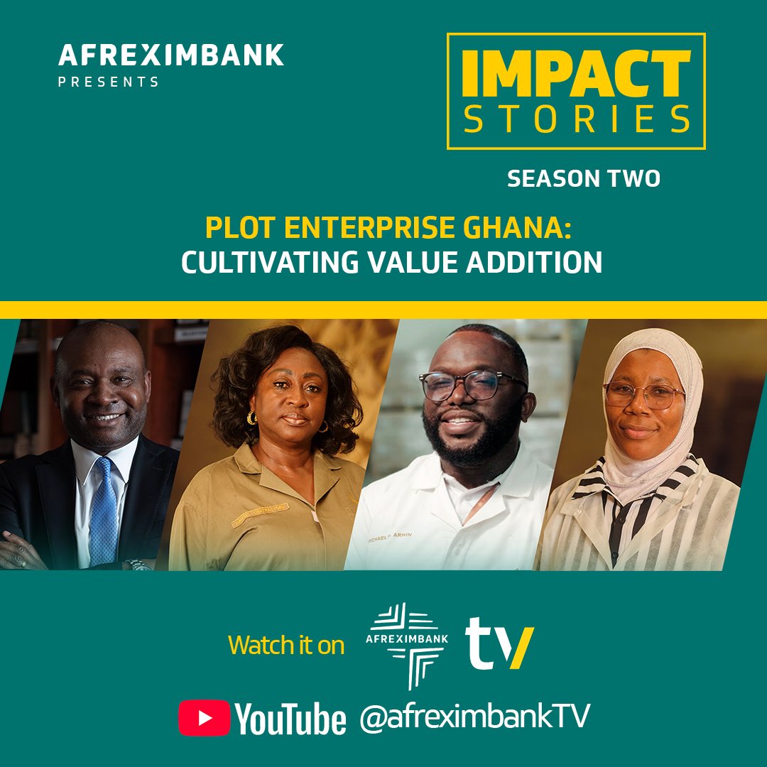 Powering Value, Transforming Ghana’s Cocoa Industry

From Takoradi to global markets, Plot Enterprise is driving cocoa value addition, creating jobs, strengthening local industry, and improving livelihoods across communities. Supported by Afreximbank, this impact highlights the