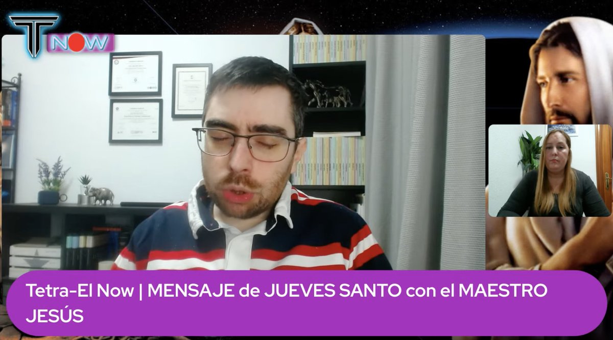 Tetra_El's tweet photo. ➢ #TetraElNow 🅴🅽 🅴🅻 🅰🅸🆁🅴 #EnVivo #EnDirecto #SemanaSantaTetraEl

ESPECIAL JUEVES SANTO
MENSAJE del MAESTRO #JESUS
👉https://t.co/bK2WUYfKpO 👈

¡≋SÚ≋MEN≋SE≋!

#TetraEl #RaulCaballero #mediumnidad #canalizacion #mediumraulcaballero #JesusdeNazaret https://t.co/Tokvtb4igf