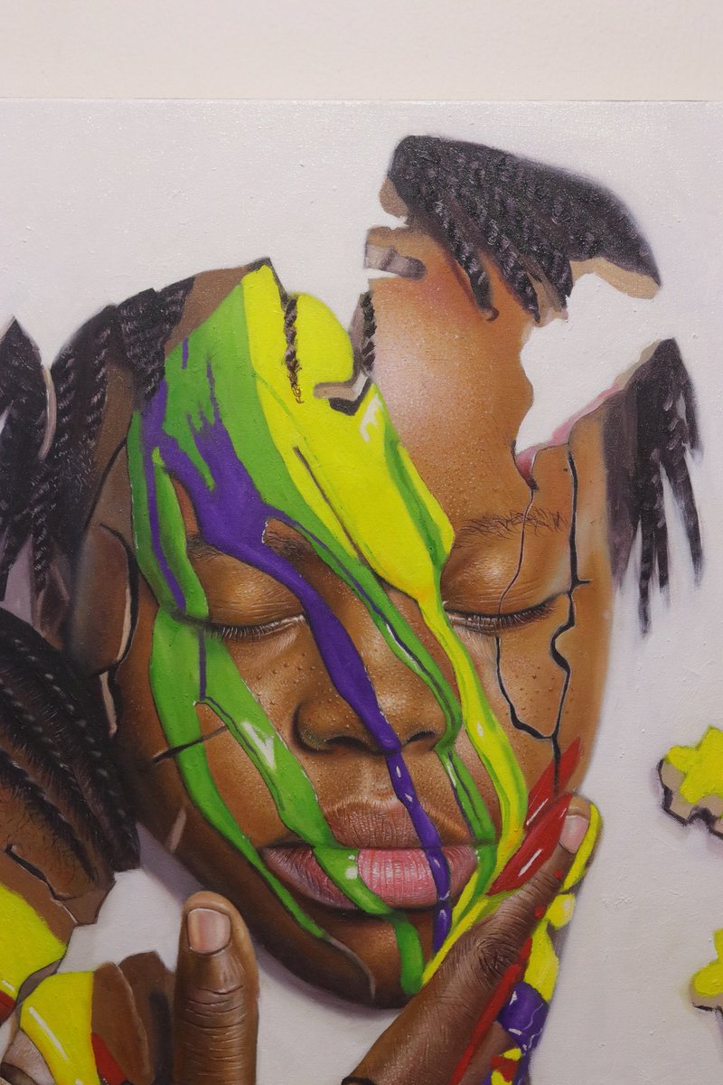 SilasOnoja's tweet photo. Puzzle Series'
MENDING PIECES 
Oil on canvas painting 
Fresh from my easel 

Kindly share and show some love❤ 😍 https://t.co/IlX6iL1sO6