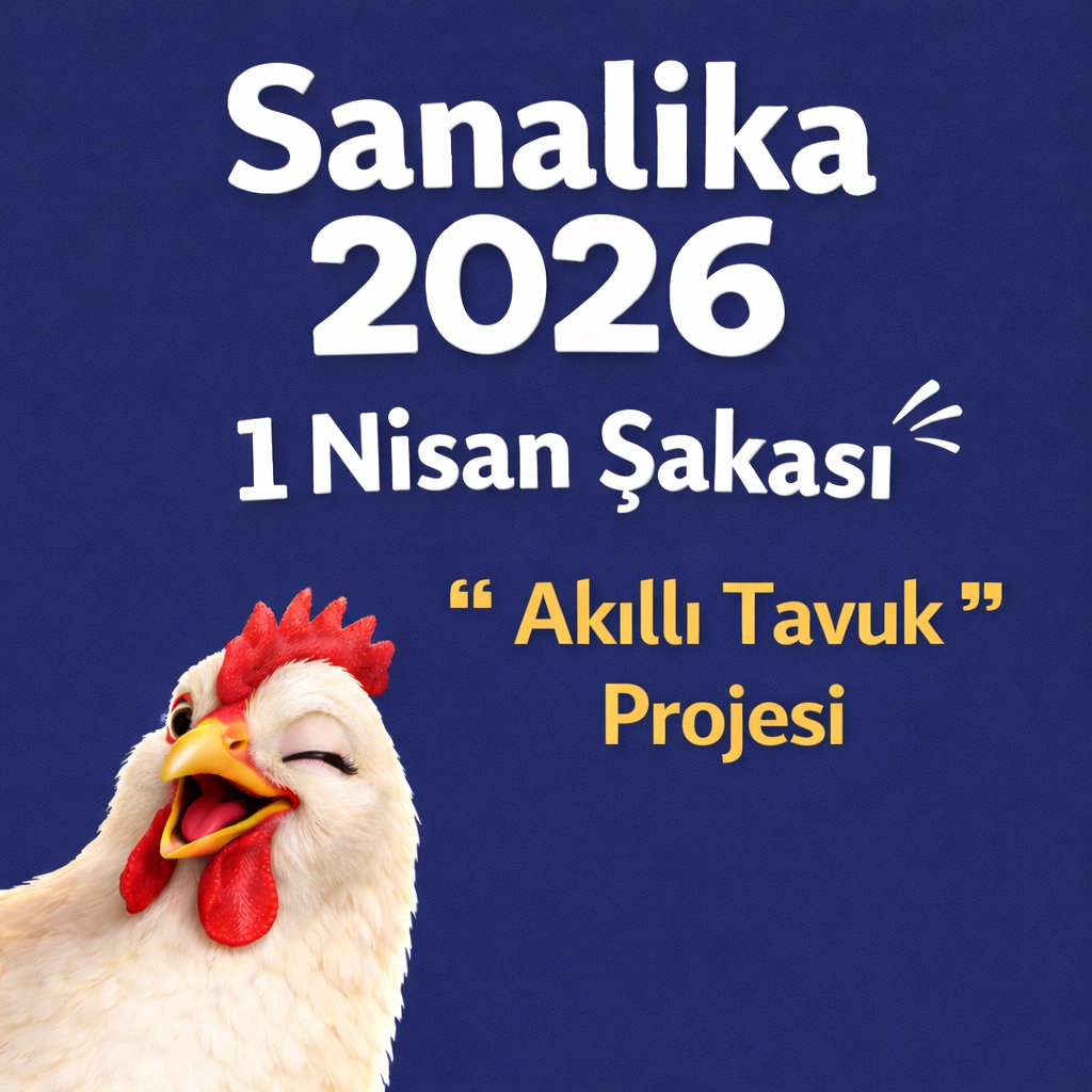 Sevgili Sanalikacılar, paylaştığımız “Kiralama ve Akıllı Tavuk” temalı kamuoyu duyurusu bu seneki 1 Nisan şakası kurgumuzdu.

Elbette ki böyle bir firma veya anlaşma bulunmamaktadır. Bu eğlenceli sürece gıdaklamalarınızla eşlik ettiğiniz için teşekkür ederiz! 1 Nisan hatırası