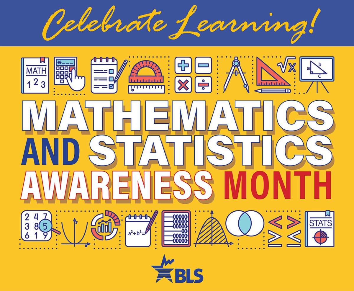 BLS_gov's tweet photo. Learn about math occupations for #MathStatMonth! #BLSdata
https://t.co/fPL8lyeLyk https://t.co/Ea9OzmMUOb