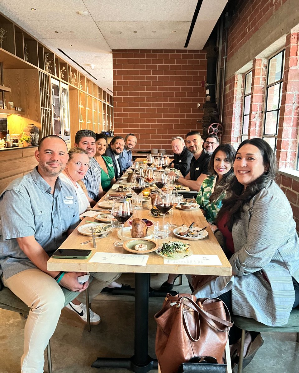 WeTalkStrategy's tweet photo. Great conversations and even better company. ✨🍽️

Last night’s dinner hosted by Bluehost at Isadore was a great reminder of how impactful it is to get the right people around the table.

Thank you to Alex at Bluehost and AAF San Antonio for bringing this group together. https://t.co/2o7LEYTU1C