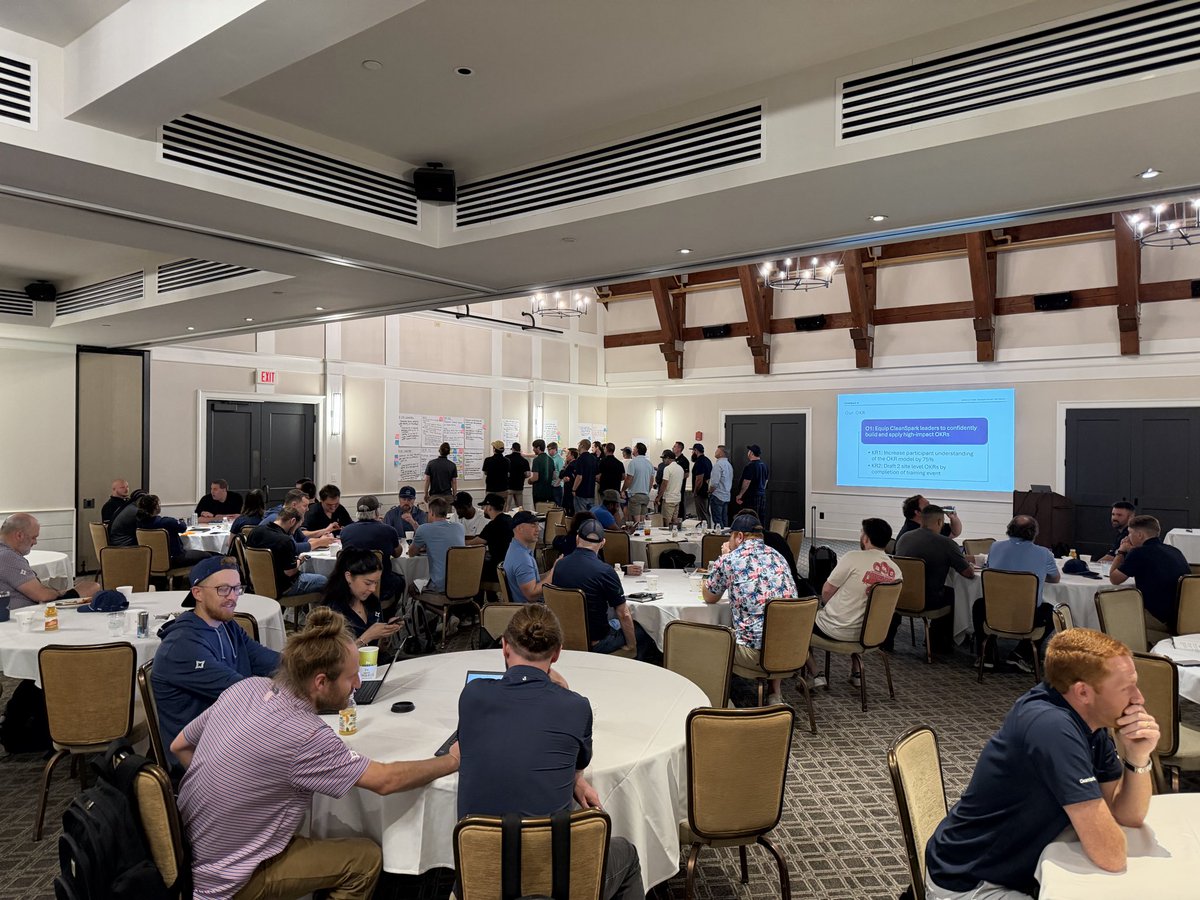 smatthewschultz's tweet photo. Phenomenal few days with our site leaders designing and implementing OKR’s across the organization.  Culture above all.  Folks leaning into new opportunities and new roles as we expand our compute offerings.   These folks didn’t make @CleanSpark_Inc the best miner in America by accident.  Wait and see what we do next…..join us?#nowhiring https://t.co/Z0v3KeeirQ