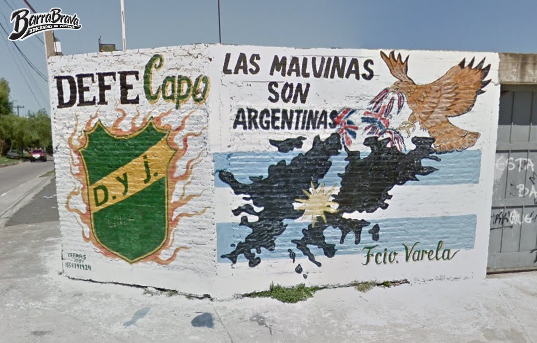 barrabrava_net's tweet image. Las Malvinas Son Argentinas = La Banda de Varela - Defensa y Justicia