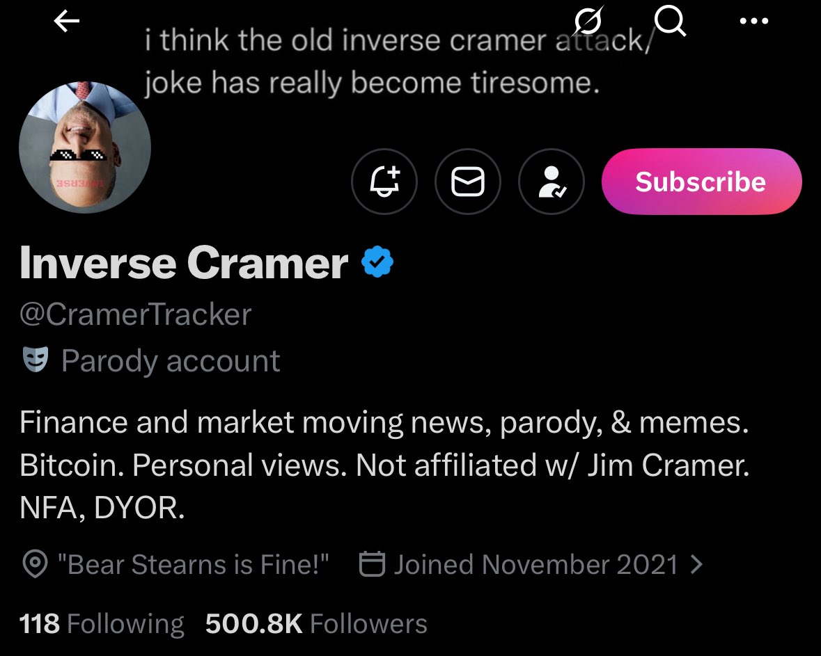 Inverse Cramer tweet media