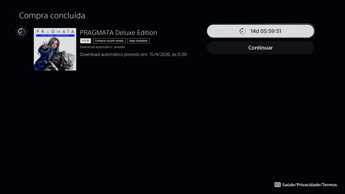 Só hoje joguei a demo do Pragmata, curti demais!