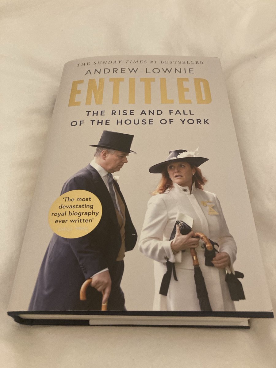 fionamsharp's tweet image. Definitely not my usual type of read but I just had to ⁦@andrewlownie⁩ #Entitled ⁦@WmCollinsBooks⁩