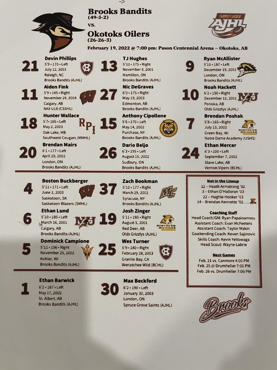 Greater Alberta College Hockey tweet media