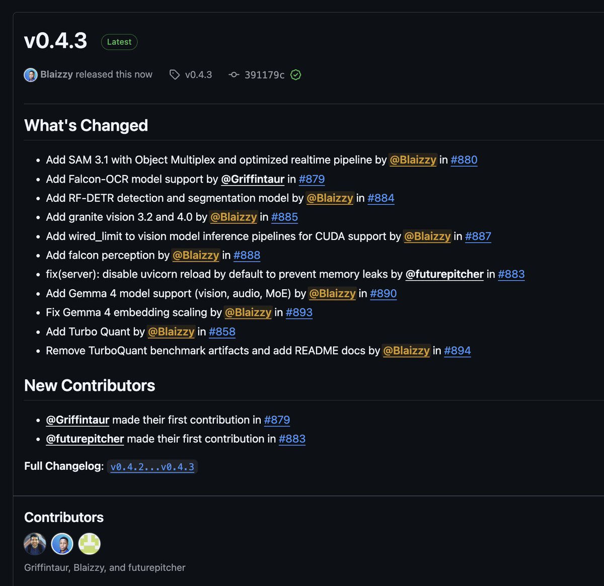 Prince Canuma tweet media