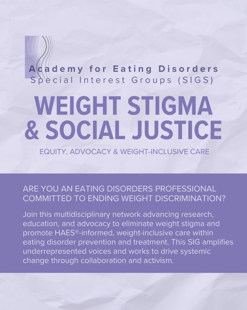 Academy for Eating Disorders tweet media