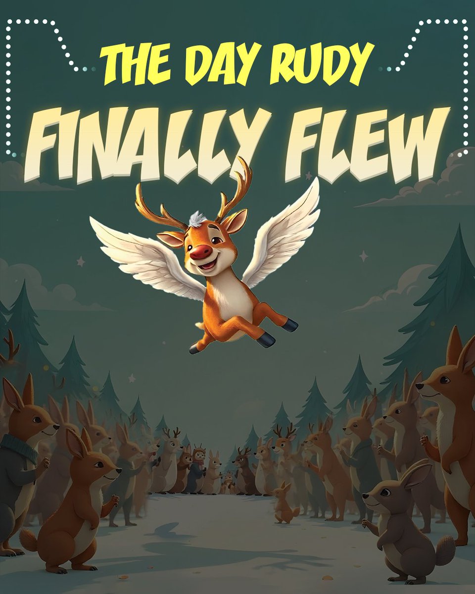 MariaDentyoff's tweet image. The moment everything changed.

Rudy runs… leaps… and finally flies.

Because he believed.

Experience his first flight.

#FirstFlight #Courage #KidsBooks #Inspiration