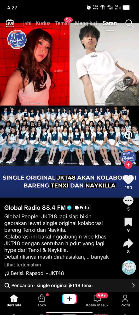 Lah? Kirain april mop, tapi kok akun cenblu 😅