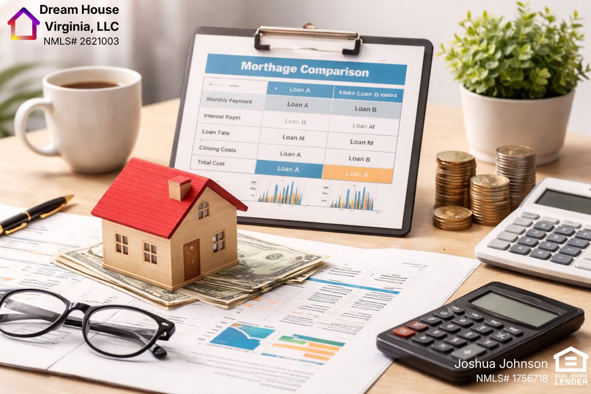 DreamHouseVa's tweet image. Think About It Thursday:

A lower payment does not always mean a better loan.

The right mortgage is about more than the monthly payment. It is about the full picture.

#ThinkAboutItThursday #MortgageTips #RichmondVA