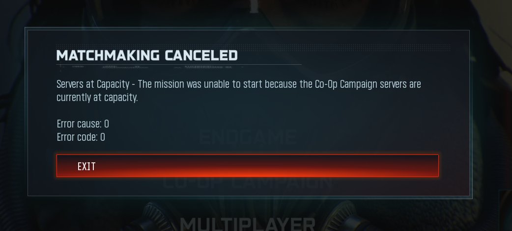 playing RANKED PLAY and immediately encountered this error after winning a match, resulting in a 3 minute ban and -30SR
<a href="/CODUpdates/">Call of Duty Updates</a> <a href="/Treyarch/">Treyarch</a>