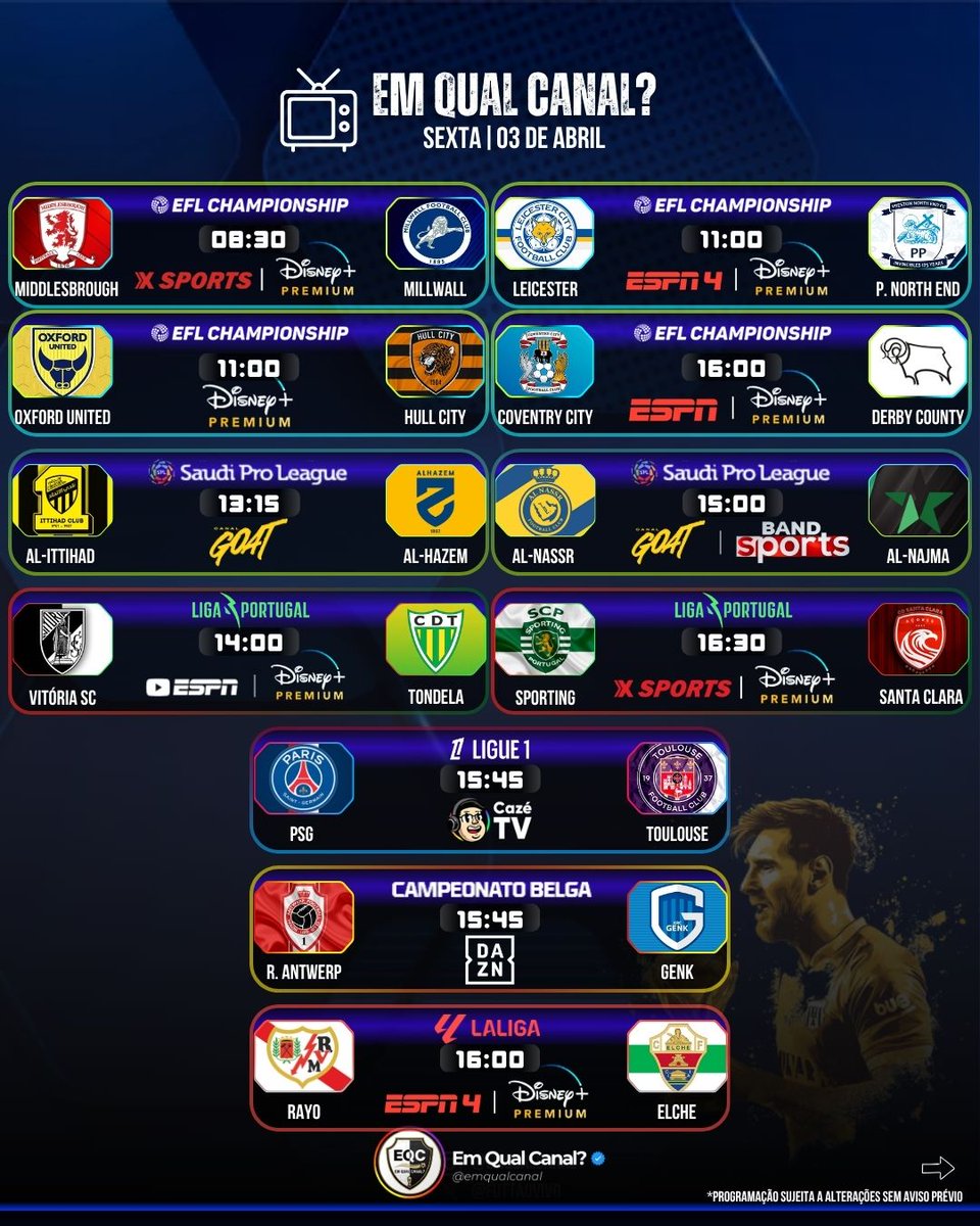 Em Qual Canal? tweet media