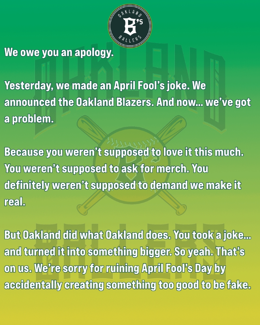Oakland Ballers tweet media