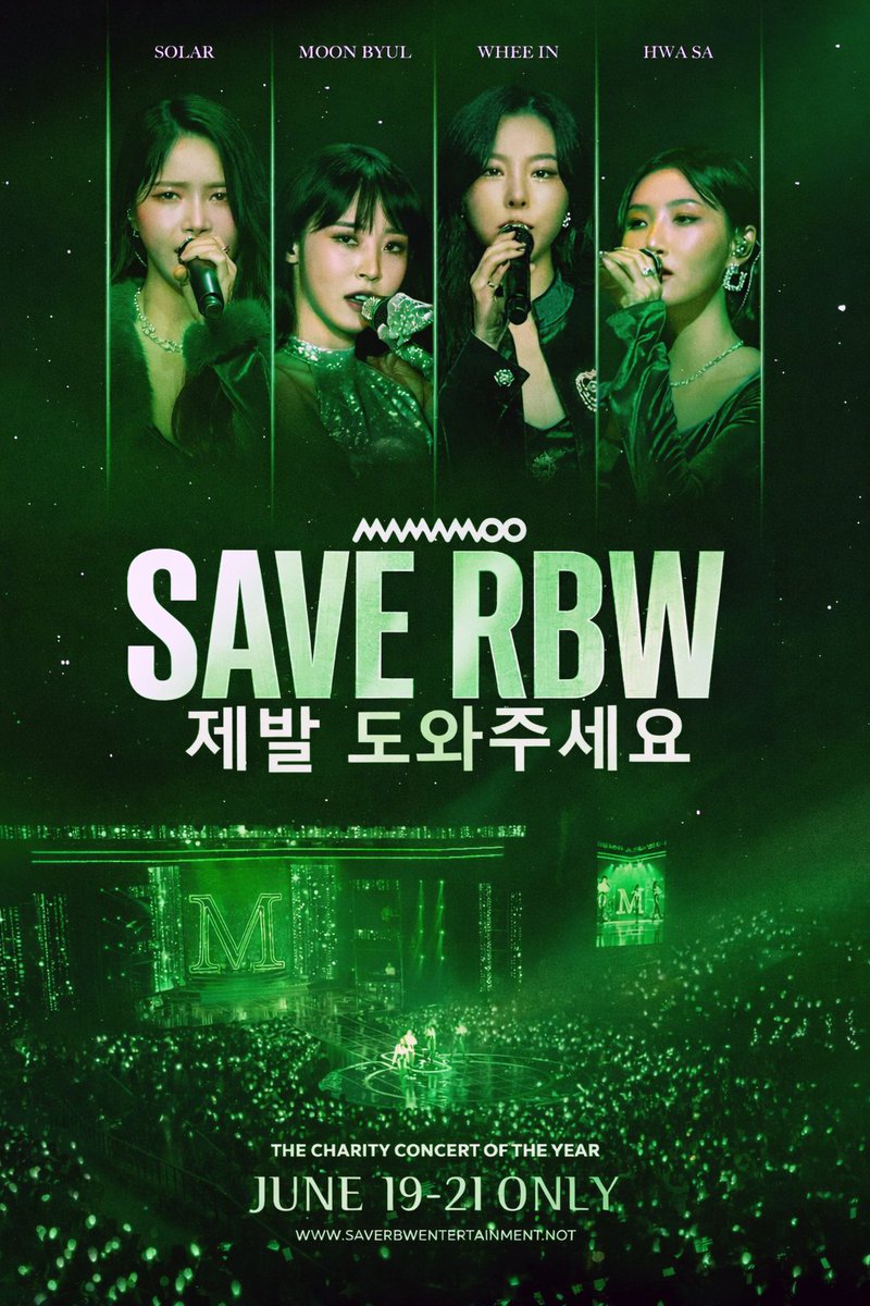 SDavid3388's tweet photo. The official Korean and English poster for the 2nd MAMAMOO World Tour is out!

"The high-quality versions will be available after we milk enough cows." - RBW Ent. https://t.co/eO2QckapUx