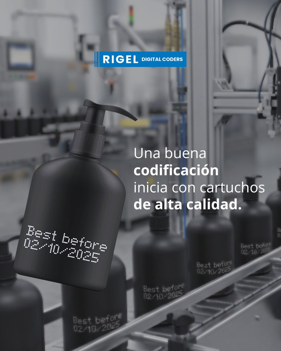 Rigel_ecuador's tweet image. Conoce cómo lograr codificaciones nítidas y duraderas sobre tus empaques oscuros👇🏻👇🏻👇🏻

#trazabilidad #handheldprinter #Inkjet #tinta