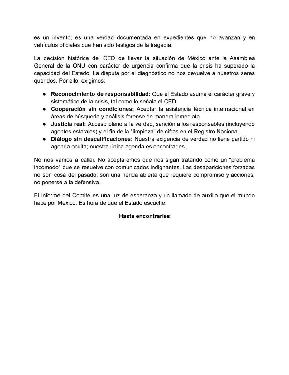 Colectivo Hasta Encontrarles CDMX tweet media