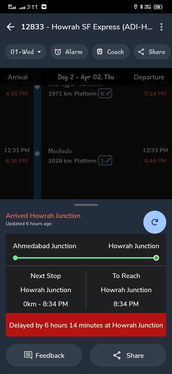 raj20341's tweet photo. The timing of our Indian Railways is so bad that the train gets delayed by 10 to 12 hours and this train is the worst, when will the Railways improve? https://t.co/W6k2e2lA4h