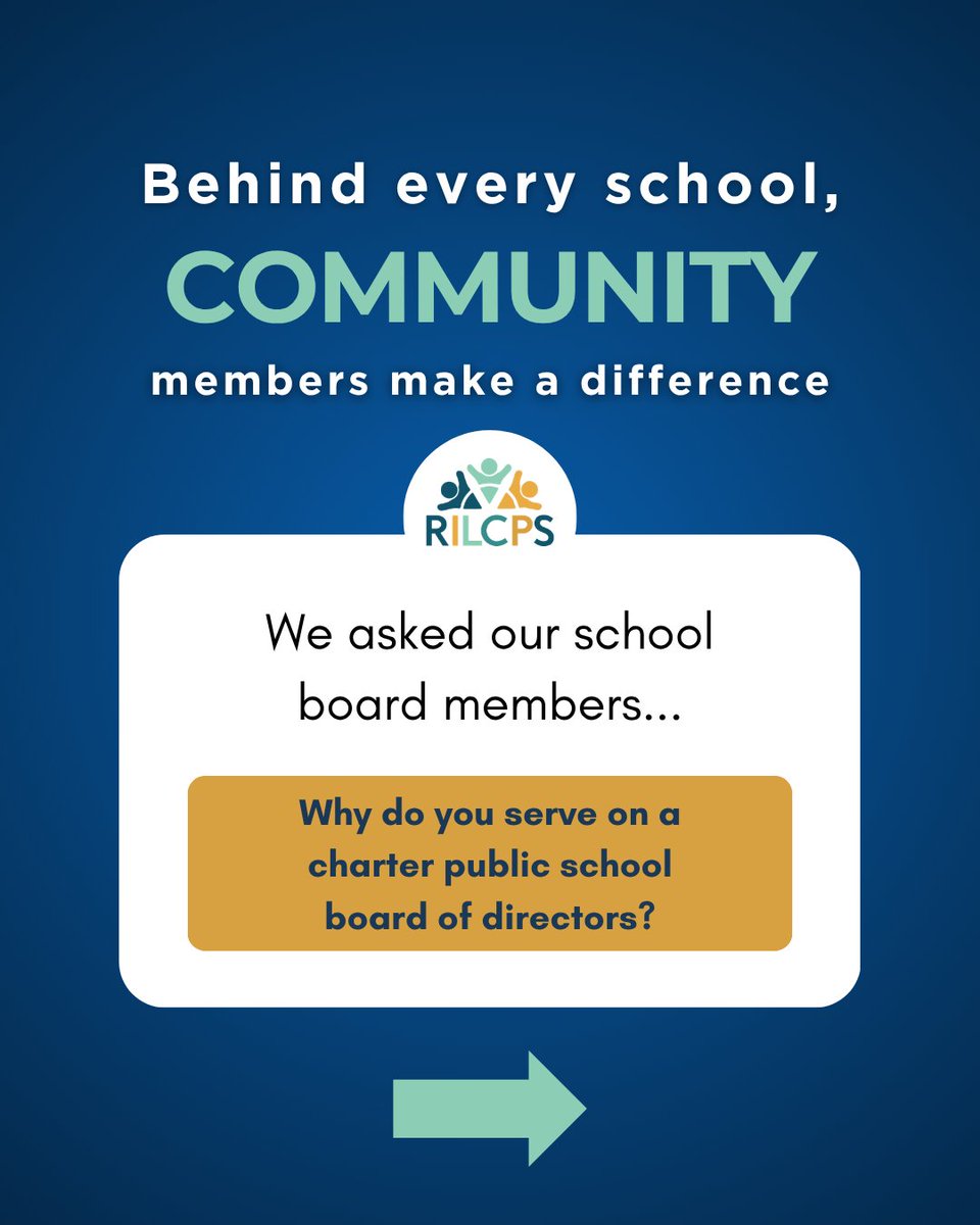RI_charters's tweet photo. Behind every Rhode Island charter public school is a group of community members working to support students, families, and opportunity! 💛

We asked our charter public school board members what inspires them to serve in this role.

#RICharterPublicSchools https://t.co/ui18Mccp5K