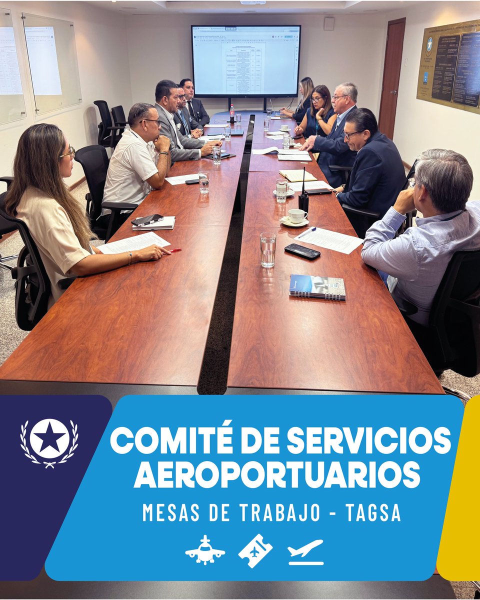Aeropuerto_AAG's tweet photo. En la AAG trabajamos para brindarte una experiencia de primer nivel.

A través del Comité de Servicios Aeroportuarios, el cual sesiona rigurosamente una vez al mes, mantenemos un espacio de trabajo articulado y de supervisión técnica junto al concesionario. https://t.co/WQfa4usZb4