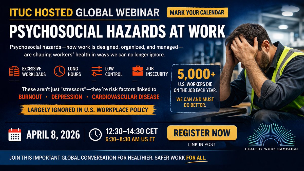 Healthy Work Campaign tweet media