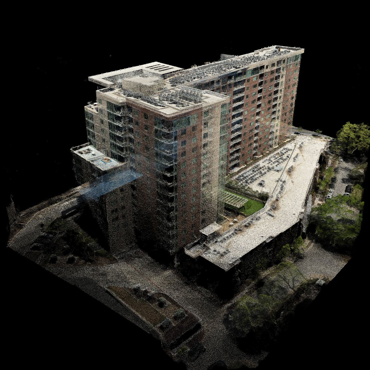 VCAerial's tweet photo. This is a point cloud—millions of precise data points captured from aerial imagery. It’s interactive, measurable, and delivers real-world accuracy. The 3D model is just the visualization.

#DroneMapping #Photogrammetry #ATXConstruction https://t.co/FFfj6kNh4N