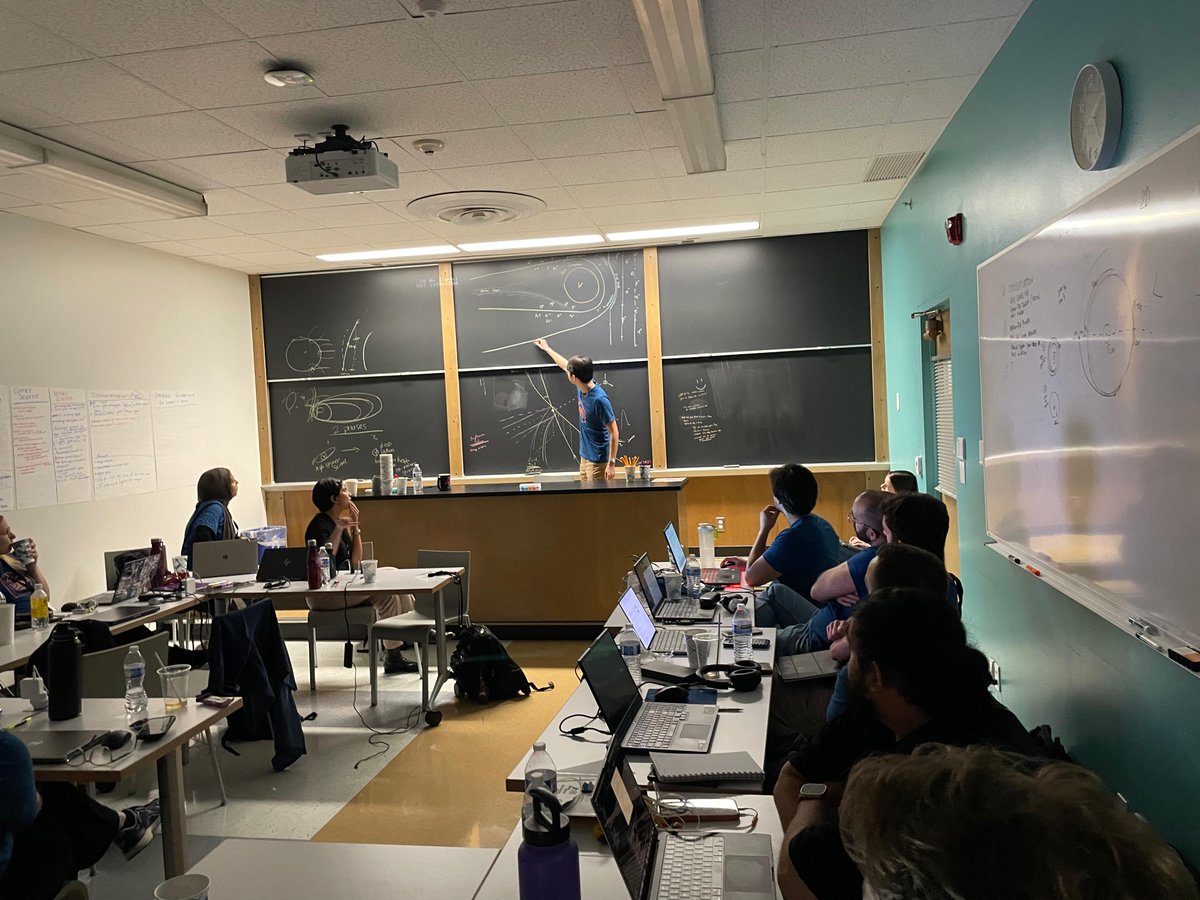 CaltechSC's tweet photo. Last week, Team Voyager and Team Explorer took on the 2026 Caltech Space Challenge: designing a dual-target mission to investigate the history of water and volatiles in the inner solar system, with comet P/2005 T4 (SWAN) and Venus as their targets. https://t.co/S37MwTjXPm