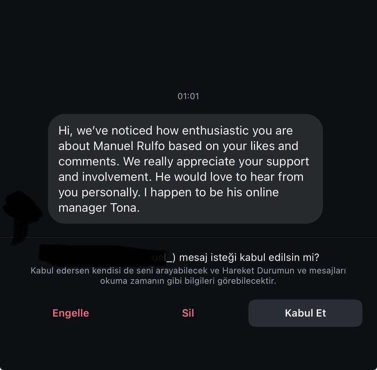 Aynn kanka Manuel Rulfo’nun menajerisin inandım. Okey okey benim açımdan bütün parçalar yerine oturdu..