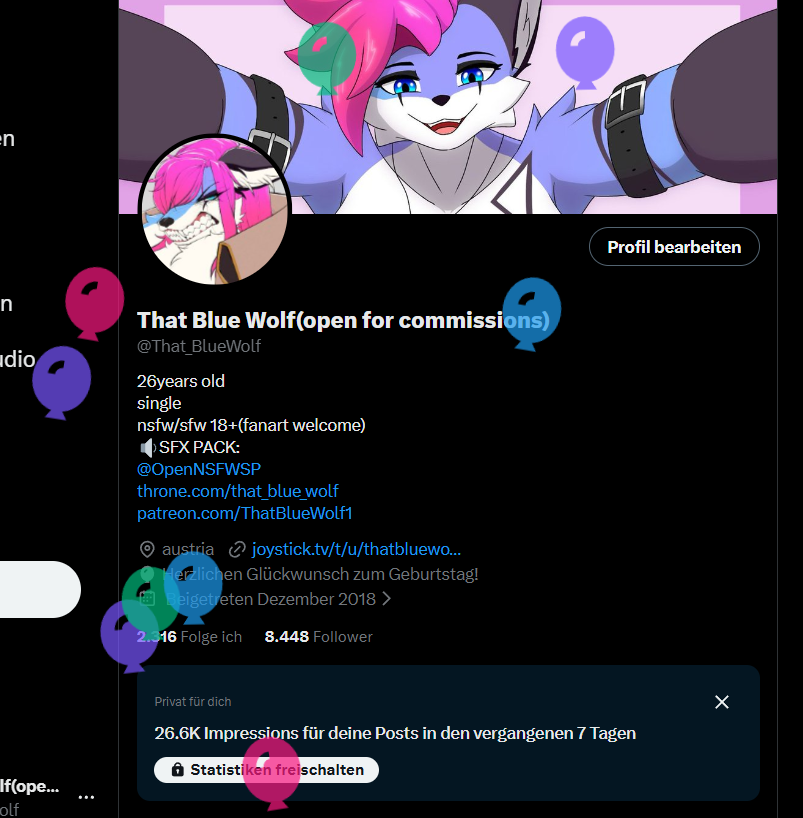 That Blue Wolf(open for commissions) tweet media