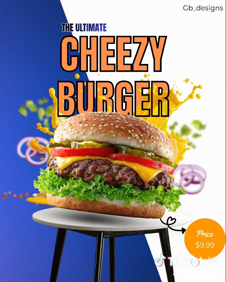 TemitayoGift987's tweet photo. Day 2/30: Making the feed hungry. 🍔⚡️

Focused on "Food Typography" and layout today. How did I do?

(If you missed Day 1, check the thread below! 👇)

#DesignTwitter #30DayChallenge #Canva #BurgerDay #gbdesigns_1 https://t.co/LonPv7t4vR
