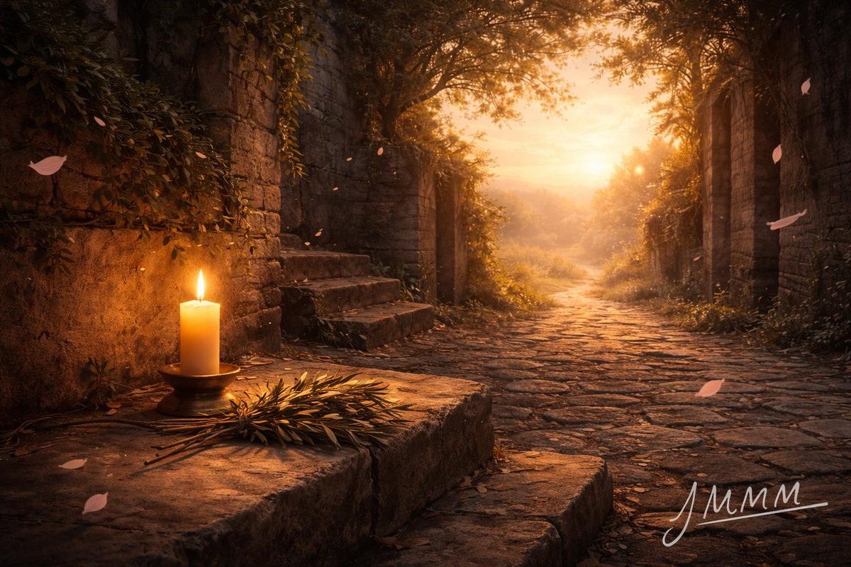 JMMartinMoreno's tweet photo. #ReflexionesJMMM
La Semana Santa es mucho más que un calendario de días. Es un símbolo. Un relato profundo, humano, que habla de lo que todos vivimos alguna vez: caminar con peso, caer, dudar, perder, esperar… y volver a levantarnos.

Más allá de lo religioso, a mí me inspira como un tiempo para mirar hacia dentro. Para poner nombre a lo que duele, a lo que arrastramos, a lo que necesitamos soltar. Porque no hay renacimiento sin verdad. Y no hay luz sin haber atravesado alguna sombra.

La Semana Santa también recuerda el valor del silencio. Ese silencio que no es vacío, sino pausa. El que ordena, el que limpia, el que nos devuelve a lo esencial. Y, al final, la promesa más bonita: que incluso cuando parece que todo se detiene, la vida sigue abriéndose paso.

Ojalá estos días te regalen algo sencillo y poderoso:
un poco de calma, un gesto de reconciliación, una conversación pendiente, una carga menos… y la confianza de que siempre se puede empezar de nuevo.
Porque a veces, la verdadera resurrección es íntima: volver a ti.