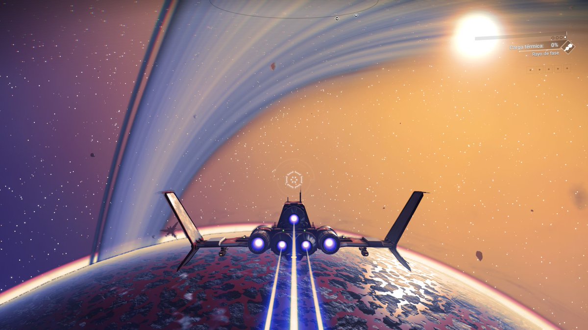 FLatorree's tweet photo. Golden Hour in Space 🌄 #NoMansSky #VirtualPhotography #VGP @NoMansSky @hellogames https://t.co/C4xQKQ0JAX