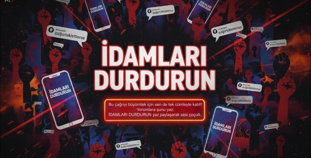 Haydi bu sesi büyütelim!

🛑 İDAMLARI DURDURUN 
 #StopTheExecutions

#tekbircuması