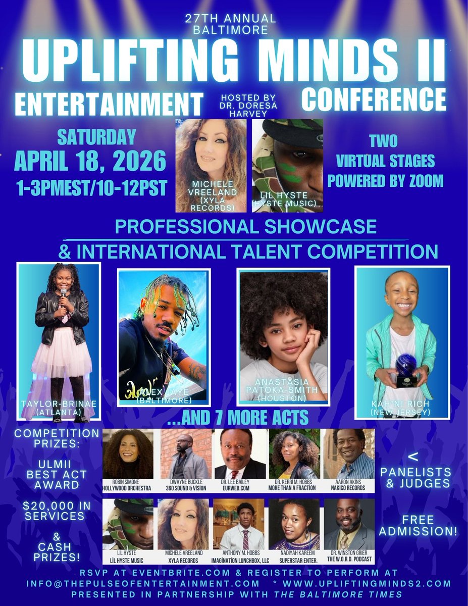 UpliftingMinds2's tweet photo. Join Us! RSVP via https://t.co/jsYIHBRCis at https://t.co/ixPrmyPX8t or email info@thepulseofentertainment.com. https://t.co/qDESfugqFM