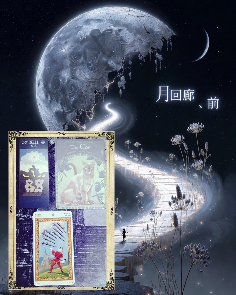 Angie69_TAROT's tweet image. 【月回廊、前】　#占い　#divination

 再スタートの時

停滞、一時停止していたものが
今日からまた動き出します

独自のペースを維持し
健全に自力した状態を保ってください

それは一種の禁欲的な行いに通じるでしょう

短期的な快楽よりも
長期的な健康による快に繋がる