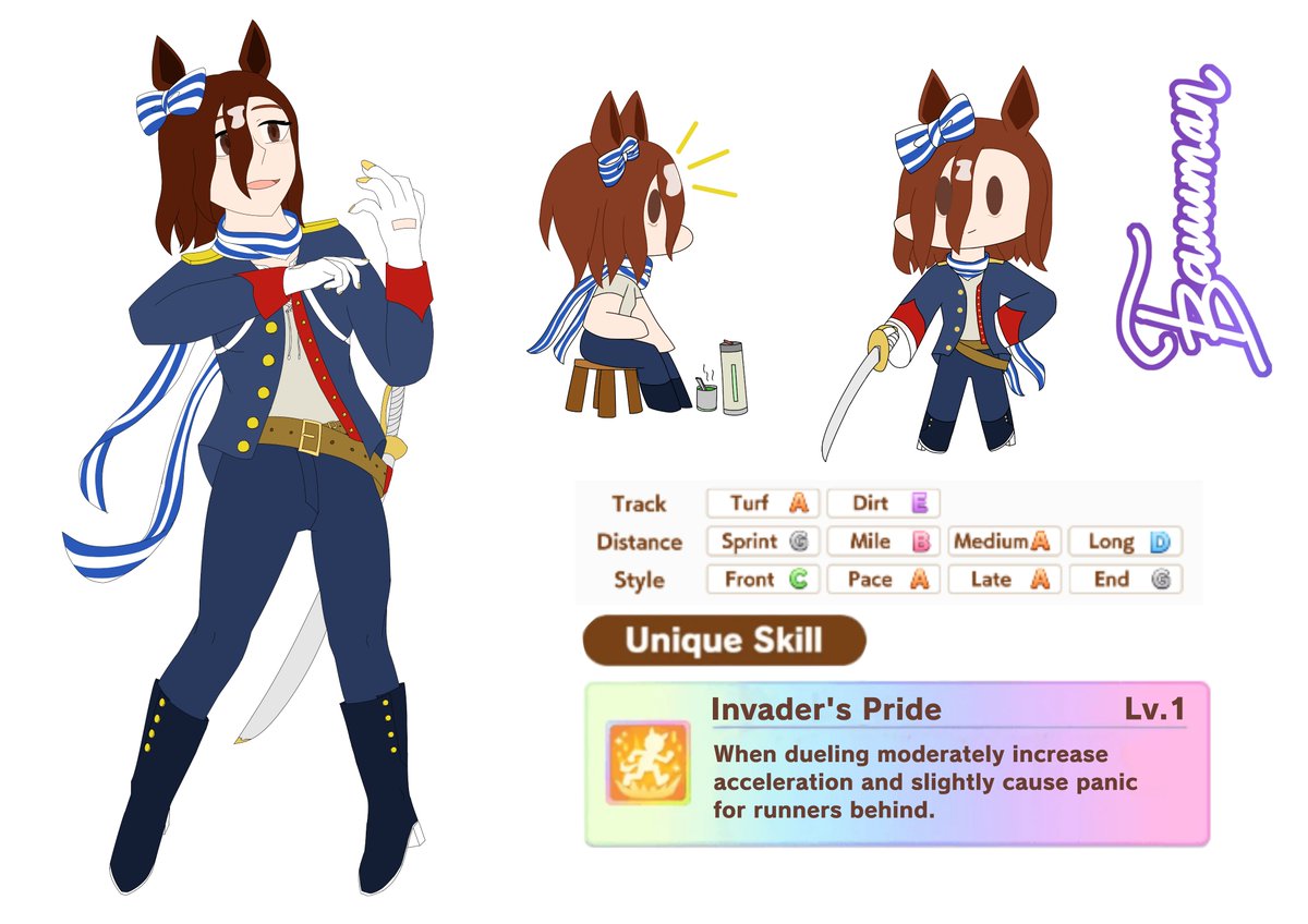 Oh pero si es Invasor la nueva Umamusume!
