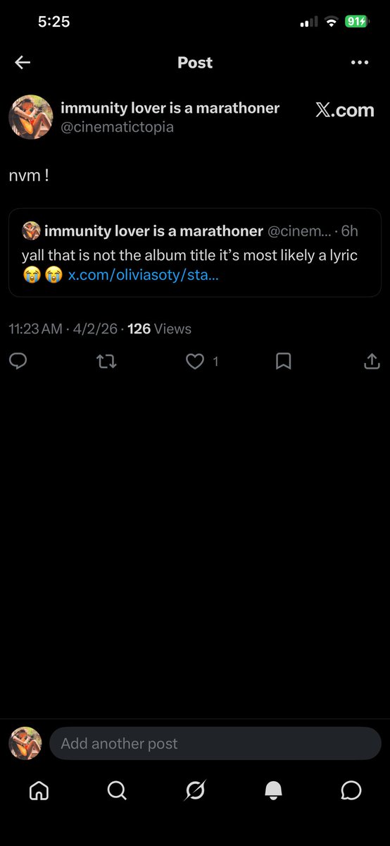 immunity lover is a marathoner tweet media