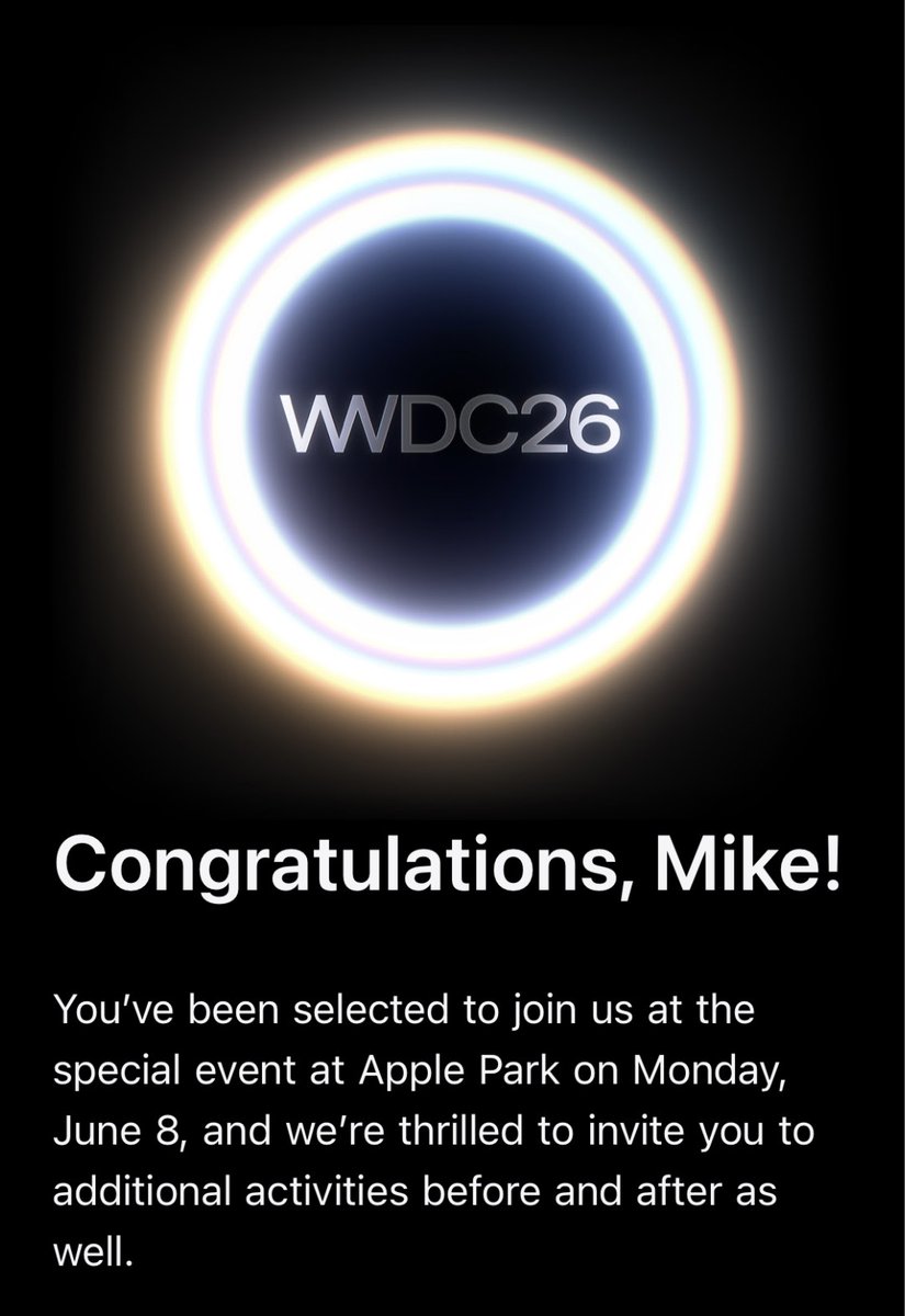 For the first time, I’m going to WWDC! Excited to meet other Vision Pro developers and creators. If you’re attending or will be in the area, let’s chat!