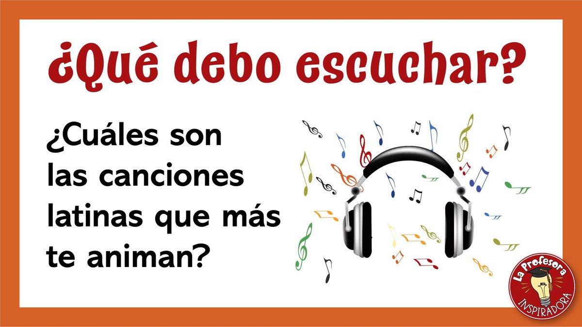 inspiradora_la's tweet image. 🎶  ¡Ok, mis amigues! ¡Inspirenme!

Es hora de actualizar mi lista de reproducción. ¿Qué debo escuchar? 🎧

#soymaestra #spanishteachers #music4life #amolamusica #vivalamusica #musicapop #musicalatina #musicadelmundo #latinomusic #musicaenespañol #músicalatina