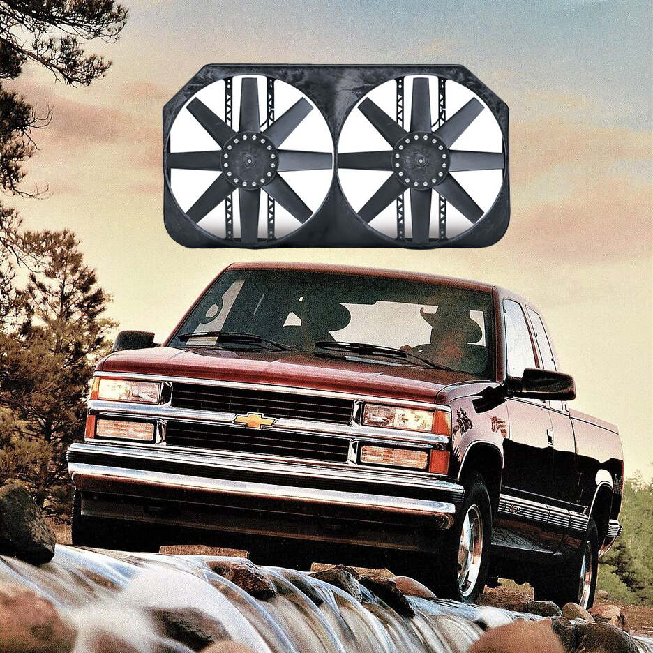 The 1988-1999 Chevrolet and GMC GMT400 trucks are more popular than ever for performance builds and engine swaps. Flex-A-Lite’s direct-fit GMT400 electric fan conversion system works with any engine, moving up to 5,500 CFM of airflow. See the details tinyurl.com/22d6rbs7