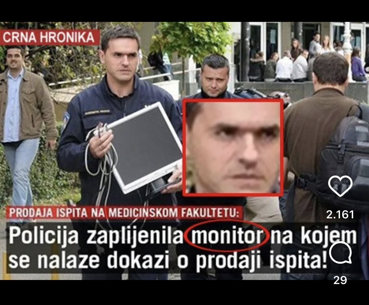 Tako i u rektoratu 😂