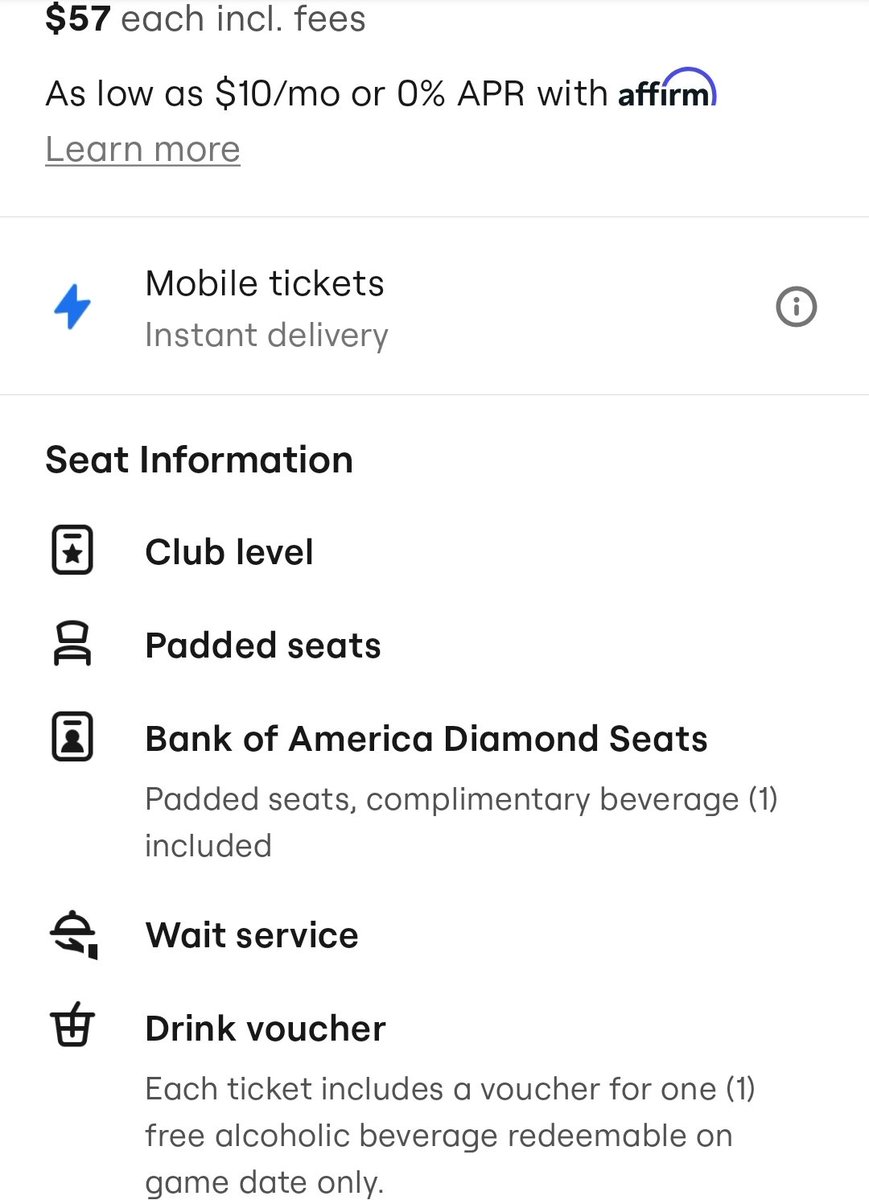 Just browsing some options and..... should I do this? This is a $300+ seat for $57 including taxes and fees what?