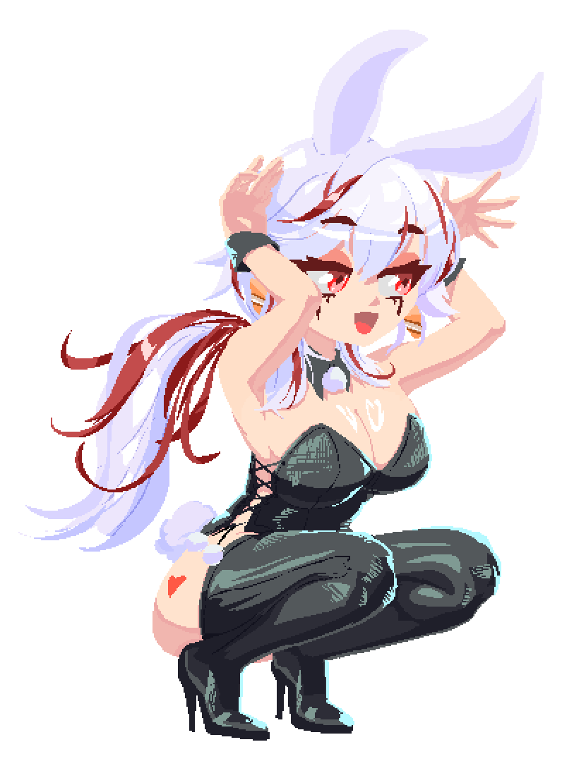aquarake's tweet photo. @TsukigataNous #nousart Rabbit for upcoming bunny day. https://t.co/jHrIO94SX7