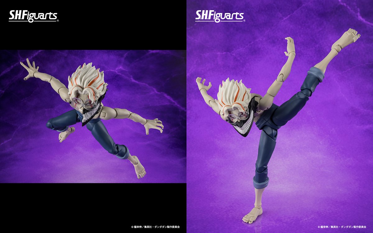 t_features's tweet photo. 【4月3日(金)16時一般予約解禁】

「S.H.Figuarts オカルン（変身） Ver.2」
2026年9月発売予定
📋商品詳細→ https://t.co/lPuA8lLm5x

圧倒的な可動域と、付属の左4種右5種の手首パーツや4種の表情パーツ、2種のマスクパーツ、前髪アップパーツによって様々なシーンを再現！
#ダンダダン #t_shf https://t.co/PzXtTsqkJz