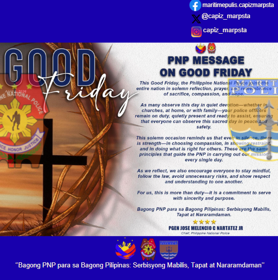 capiz_marpsta's tweet photo. #BagongPilipinas
#ToServeAndProtect
#ByLandAndSeaWeOvercome
#BagongPNPparaSaBagongPilipinas
#SerbisyongMabilisTapatatNararamdaman https://t.co/sJGiOsrJns